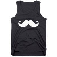 Mustache Trendy Hipster Funny Handlebar Mustache Tank Top