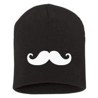 Mustache Trendy Hipster Funny Handlebar Mustache Short Acrylic Beanie