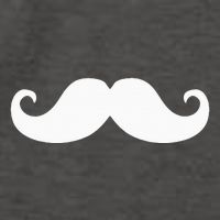 Mustache Trendy Hipster Funny Handlebar Mustache Vector Backpack
