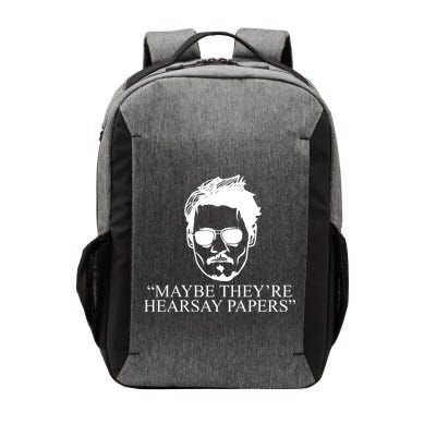 Maybe They're Hearsay Papers Funny Johnny Depp Vector Backpack