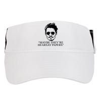 Maybe They're Hearsay Papers Funny Johnny Depp Adult Drive Performance Visor