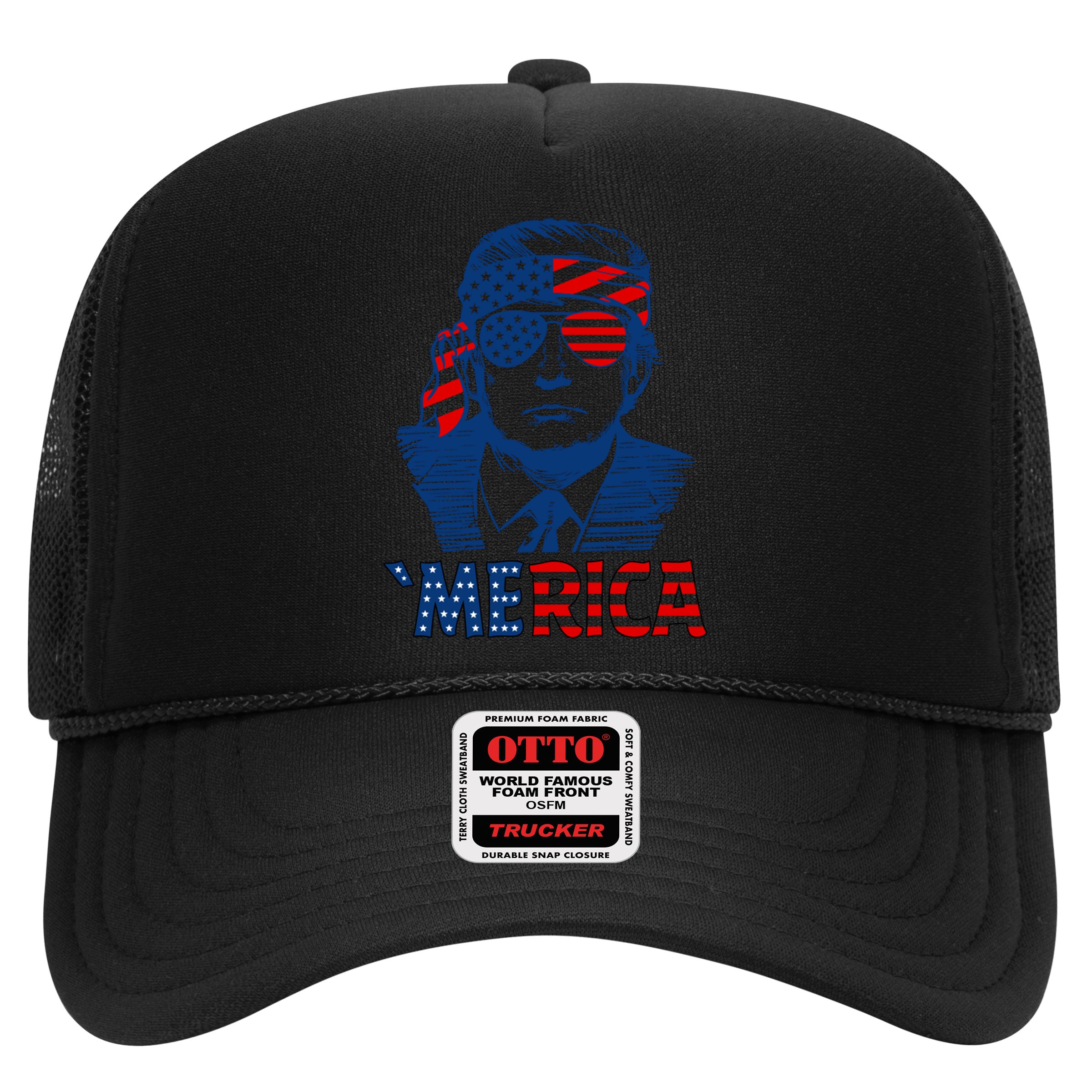 Merica Trump Happy 4th Of July Trump Patriot American Flag Gift Hat