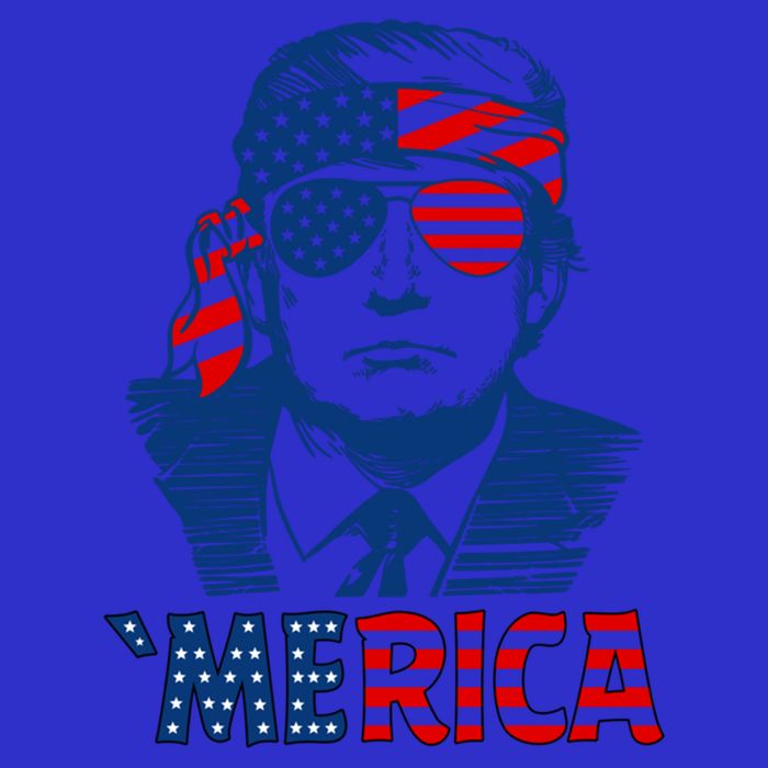 Merica Trump Happy 4th Of July Trump Patriot American Flag Gift Sweatshirt