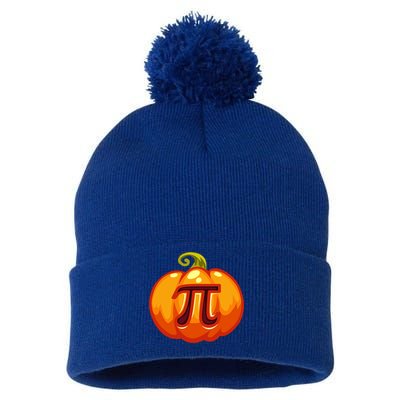 Math Teacher Halloween Costume Pumpkin Pi Pun Pie Gift Gift Pom Pom 12in Knit Beanie