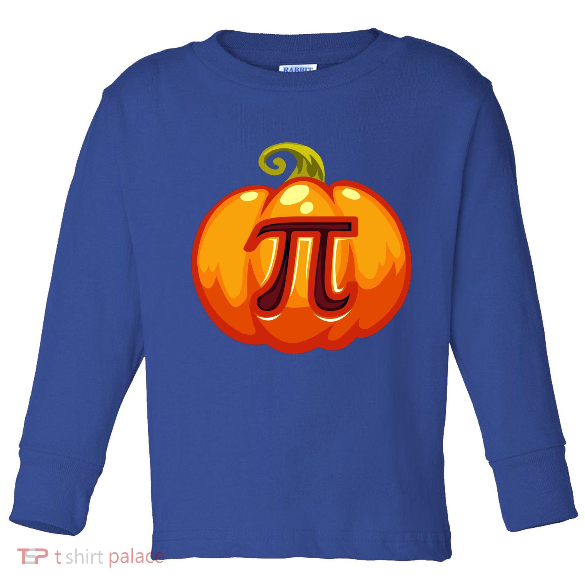 Math Teacher Halloween Costume Pumpkin Pi Pun Pie Gift Gift Toddler Long Sleeve Shirt
