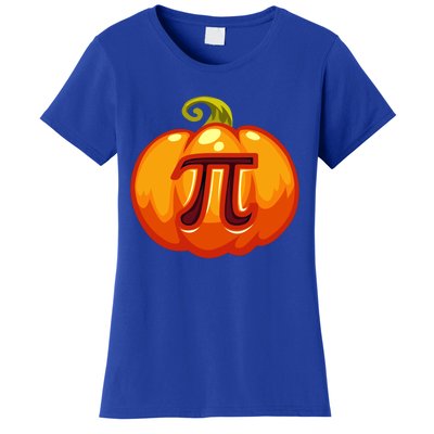 Math Teacher Halloween Costume Pumpkin Pi Pun Pie Gift Gift Women's T-Shirt