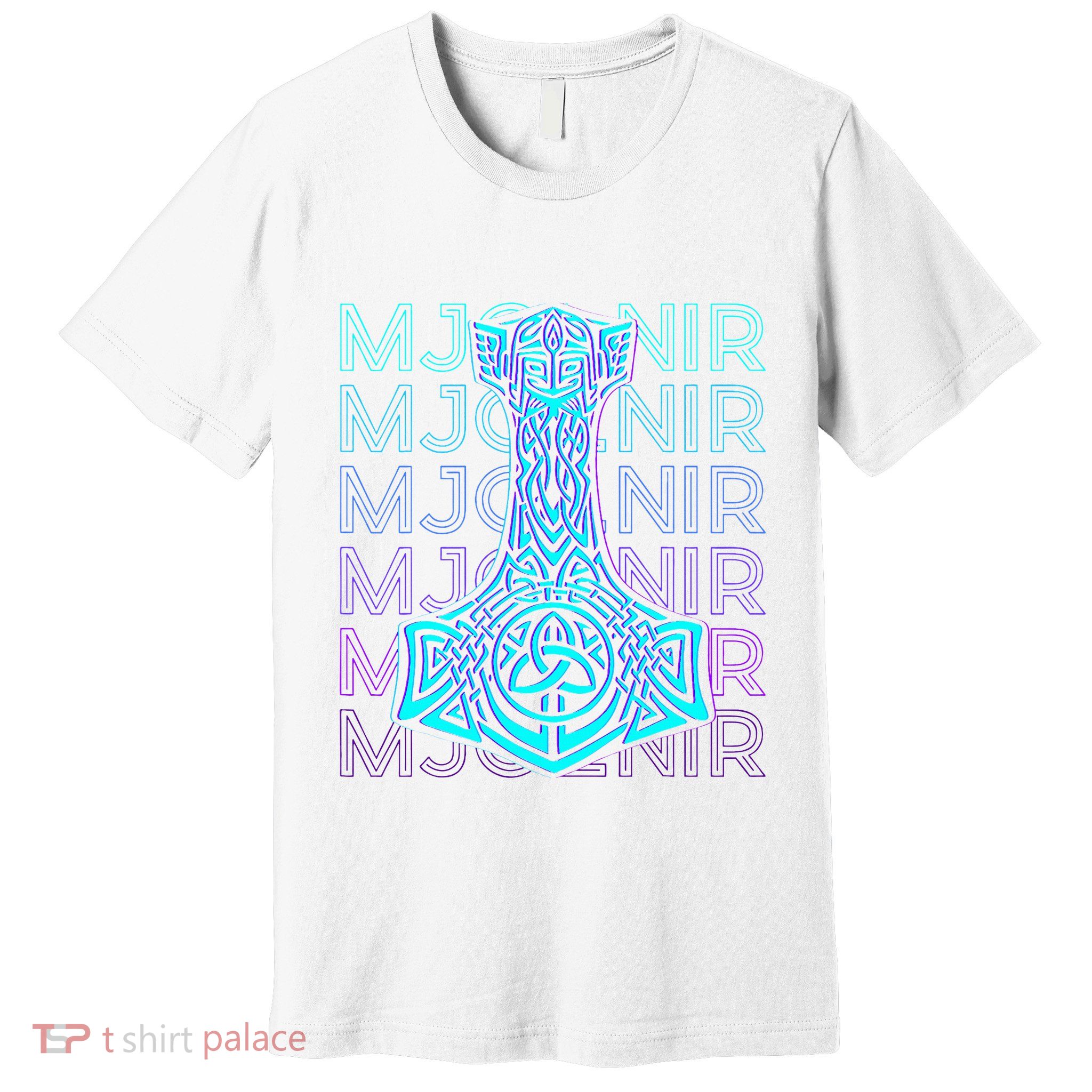 Mjolnir Thor Hammer Norse Mythology Retro Premium T-Shirt