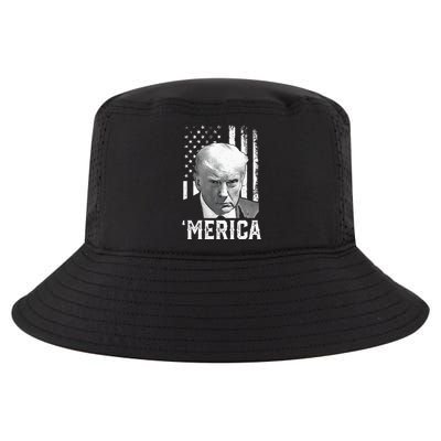 Merica Trump Happy Trump American Flag Gifts Cool Comfort Performance Bucket Hat