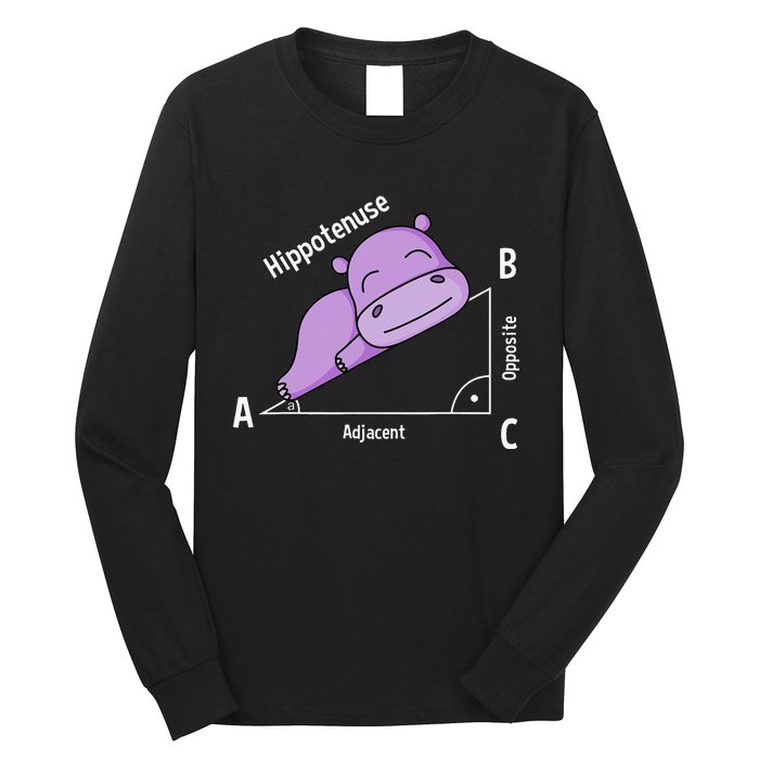 Math teacher hipotenuse math Long Sleeve Shirt