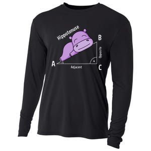 Math teacher hipotenuse math Cooling Performance Long Sleeve Crew