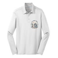 My Tummy Hurts But IM Being Brave About It Silk Touch Performance Long Sleeve Polo