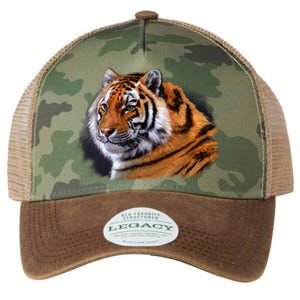 Majestic Tiger Head Legacy Tie Dye Trucker Hat