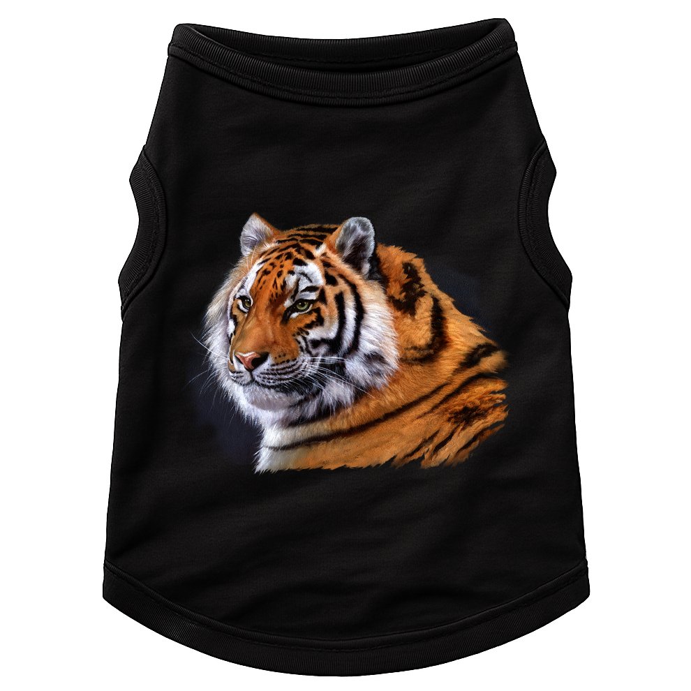 Majestic Tiger Head Doggie Tank