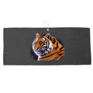 Majestic Tiger Head Large Microfiber Waffle Golf Towel