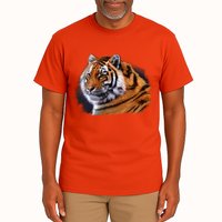 Majestic Tiger Head Tall T-Shirt