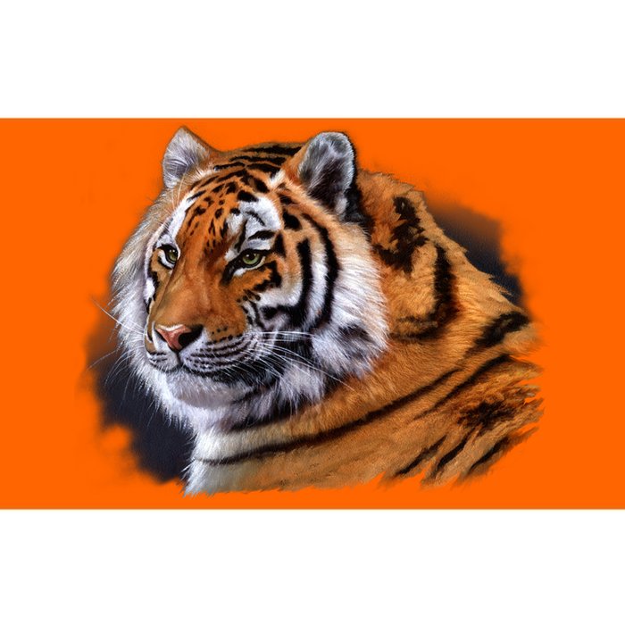 Majestic Tiger Head Bumper Sticker