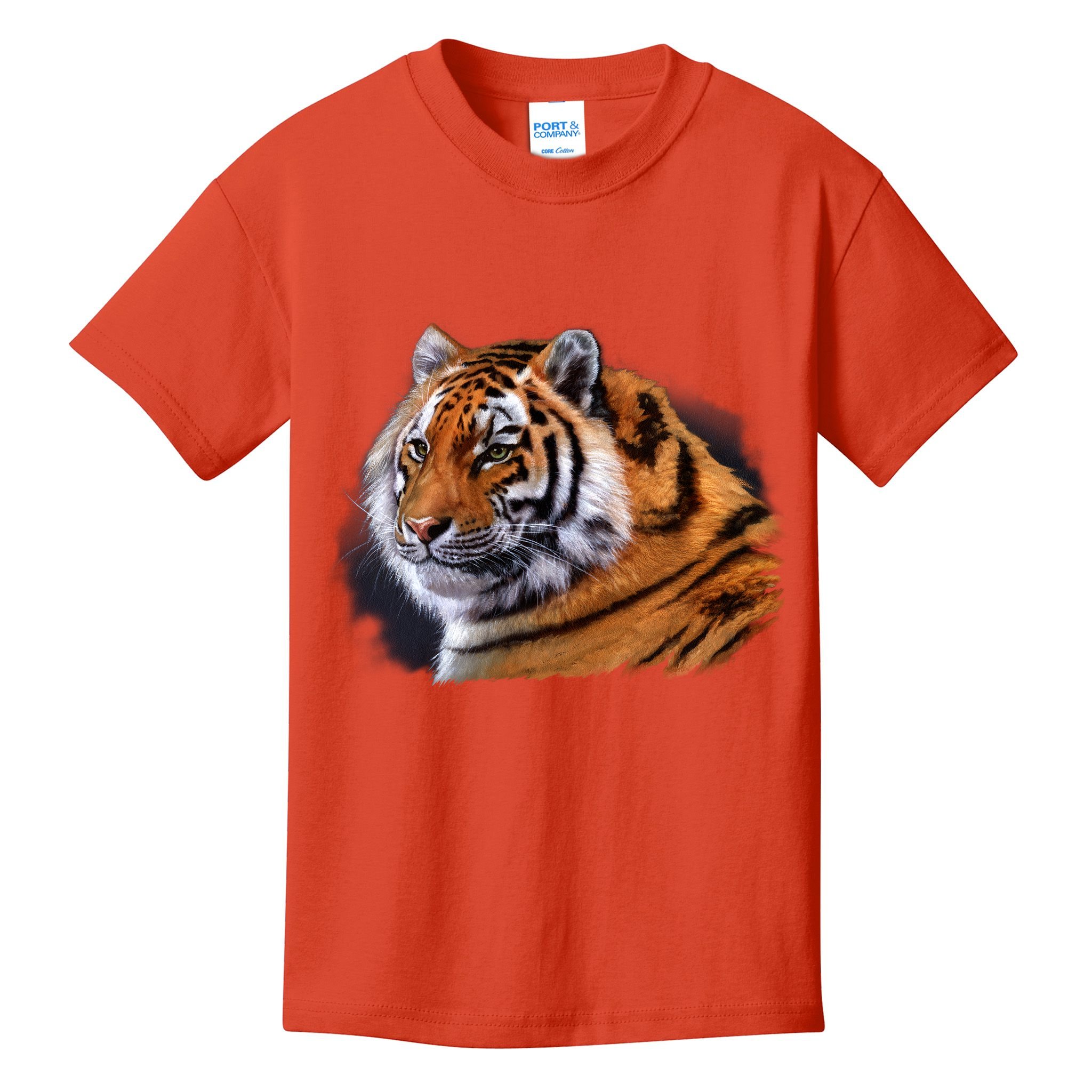 Majestic Tiger Head Kids T-Shirt
