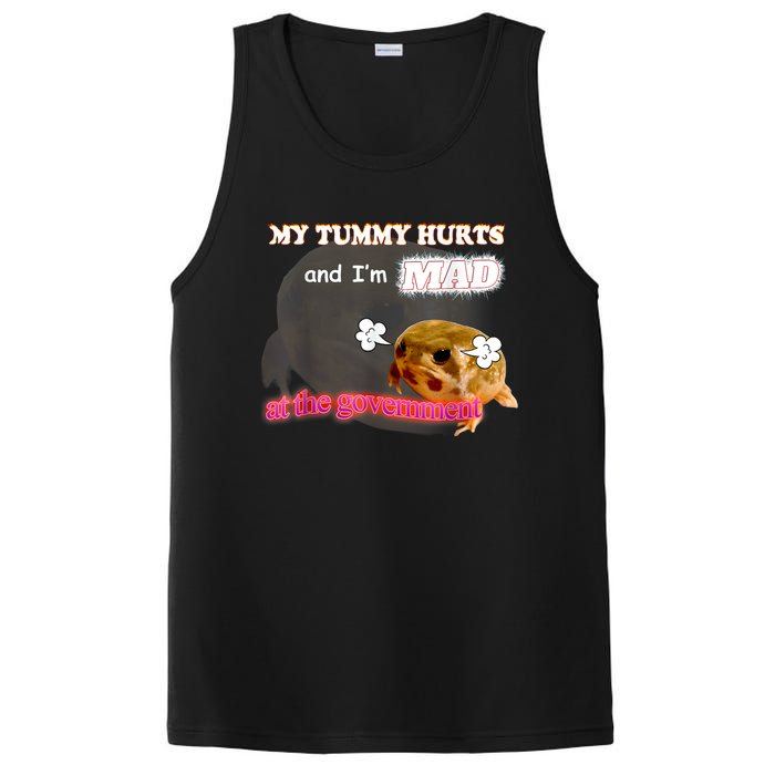 My Tummy Hurts And Im MAD At The Government Meme PosiCharge Competitor Tank