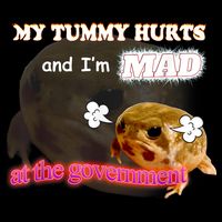 My Tummy Hurts And Im MAD At The Government Meme Cooling Performance Crew T-Shirt