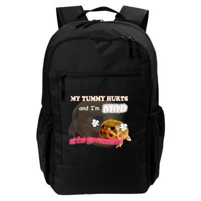 My Tummy Hurts And Im MAD At The Government Meme Backpack