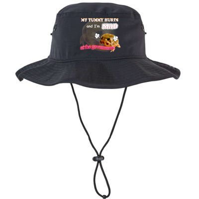 My Tummy Hurts And Im MAD At The Government Meme Bucket Hat