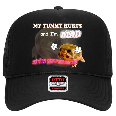 My Tummy Hurts And Im MAD At The Government Meme Trucker Hat