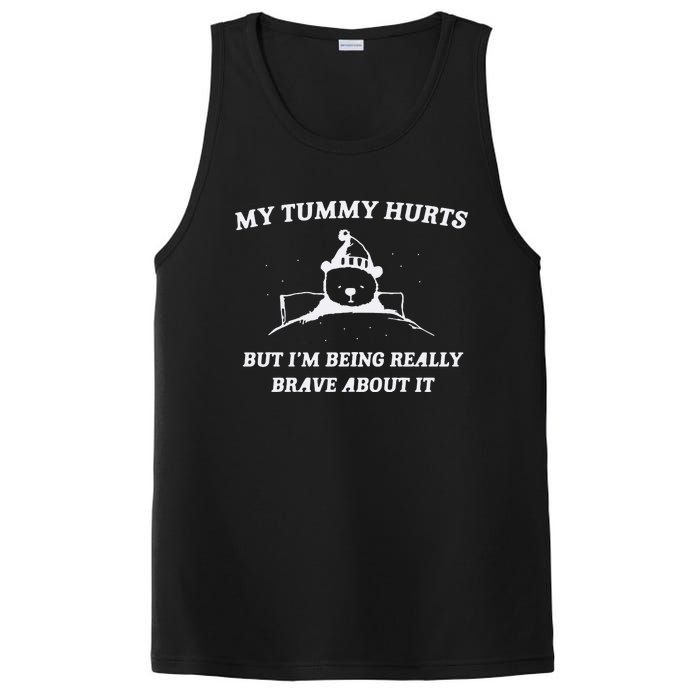 My Tummy Hurts But Im Being Really Brave About It PosiCharge Competitor Tank