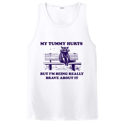 My Tummy Hurts But IM Being Really Brave About It PosiCharge Competitor Tank