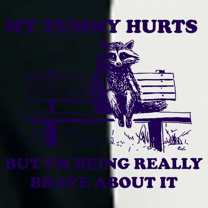 My Tummy Hurts But IM Being Really Brave About It Infant Baby Jersey Bodysuit