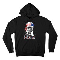 Merica Trump Happy 4th Of July Trump Hoodie