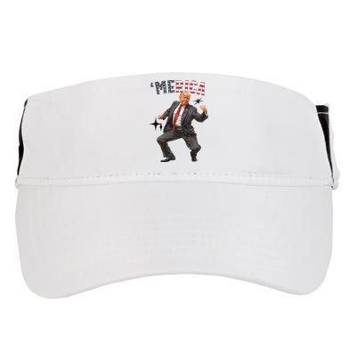 Merica Trump Happy 4th Of July Trump American Flag Adult Drive Performance Visor