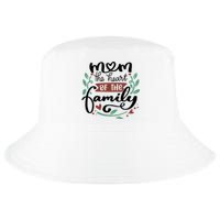 Mom The Heart Of The Family Cute Gift Cool Comfort Performance Bucket Hat