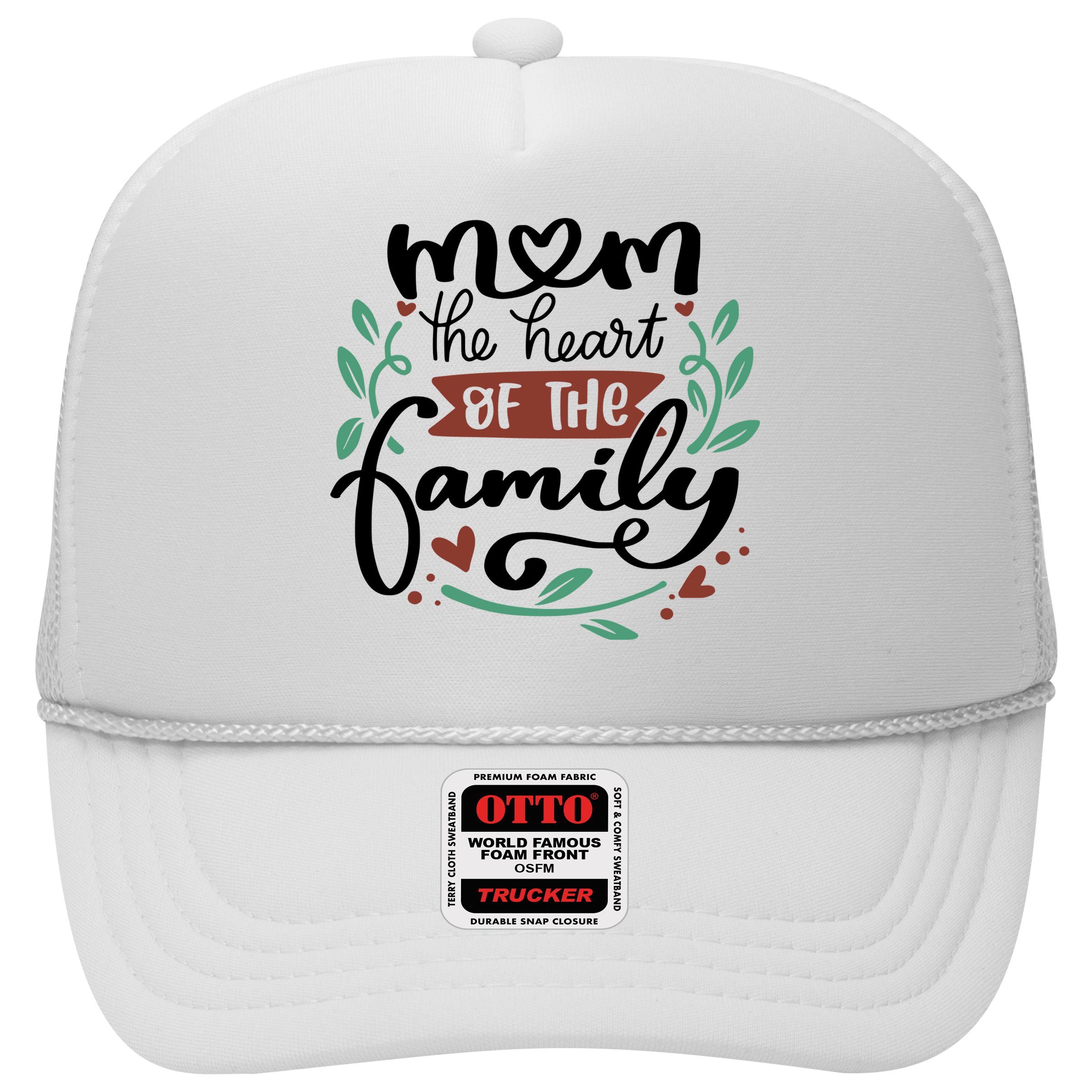 Mom The Heart Of The Family Cute Gift Hat