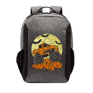 Monster Truck Halloween Jack O Lantern Moon Pumpkin Vector Backpack