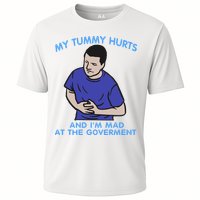 My Tummy Hurts And Im Mad At The Goverment Cooling Performance Crew T-Shirt