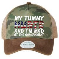 My Tummy Hurts And I'm Mad At The Government Legacy Tie Dye Trucker Hat