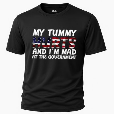My Tummy Hurts And I'm Mad At The Government Performance Shirt