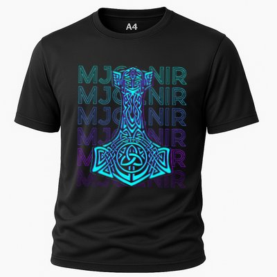 Mjolnir Thor Hammer Norse Mythology Retro Performance Shirt