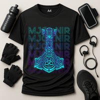 Mjolnir Thor Hammer Norse Mythology Retro Performance Shirt