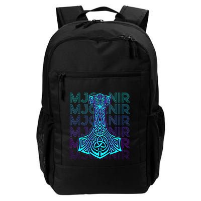 Mjolnir Thor Hammer Norse Mythology Retro Backpack