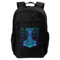 Mjolnir Thor Hammer Norse Mythology Retro Backpack