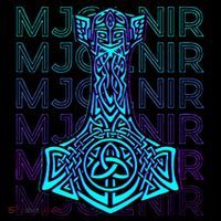 Mjolnir Thor Hammer Norse Mythology Retro Tall Sweatshirt
