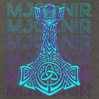 Mjolnir Thor Hammer Norse Mythology Retro Cotton Canvas Backpack