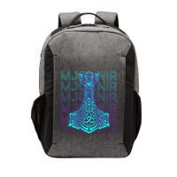 Mjolnir Thor Hammer Norse Mythology Retro Vector Backpack