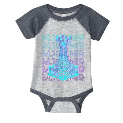 Mjolnir Thor Hammer Norse Mythology Retro Infant Baby Jersey Bodysuit