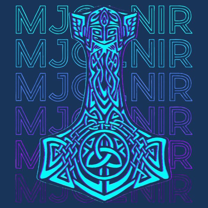 Mjolnir Thor Hammer Norse Mythology Retro Infant Baby Jersey Bodysuit