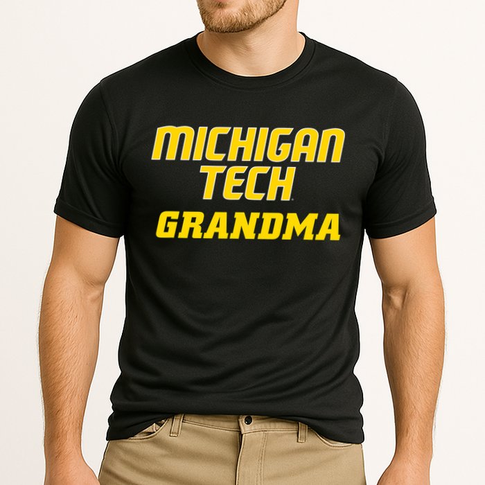 Michigan Tech Huskies Grandma Cooling Performance Crew T-Shirt