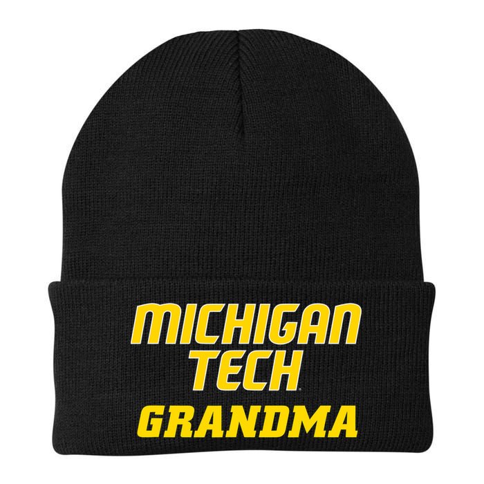 Michigan Tech Huskies Grandma Beanie