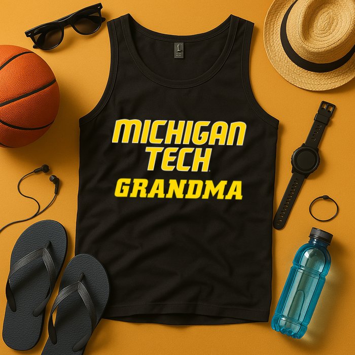 Michigan Tech Huskies Grandma Tank Top