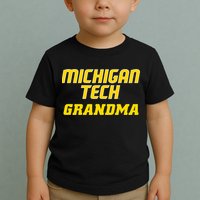 Michigan Tech Huskies Grandma Toddler T-Shirt